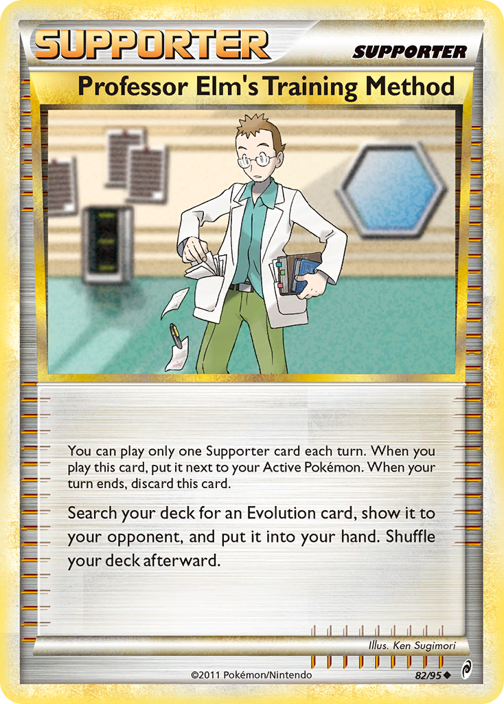 Professor Elm's Training Method (82/95) [HeartGold & SoulSilver: Call of Legends]