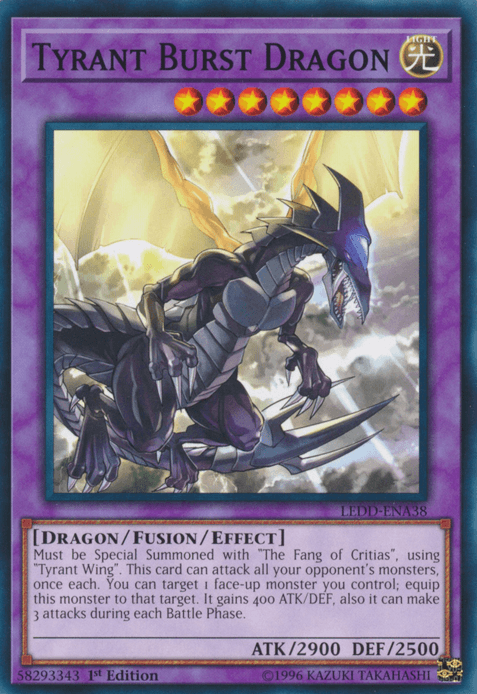 Tyrant Burst Dragon [LEDD-ENA38] Common - POKÉ JEUX