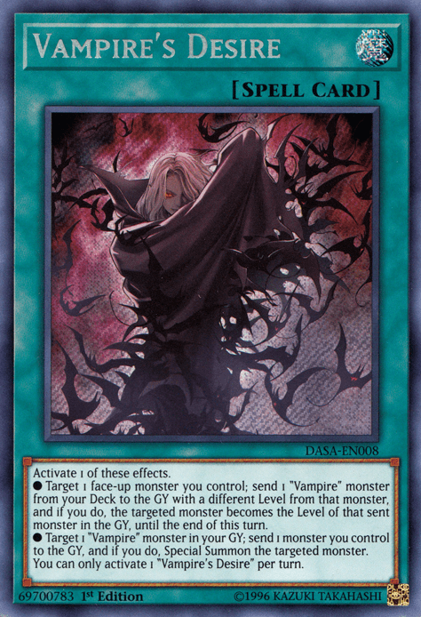 Vampire's Desire [DASA-EN008] Secret Rare - POKÉ JEUX