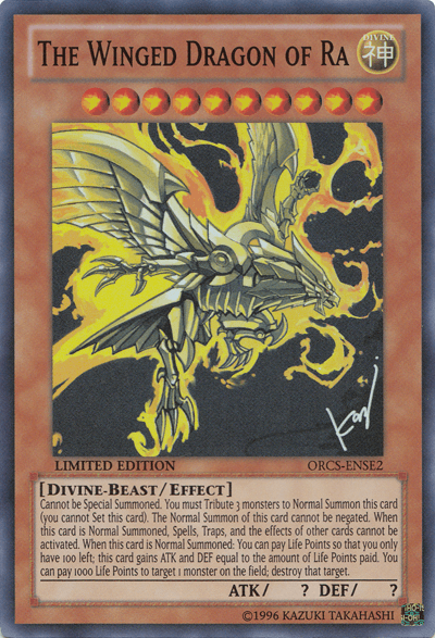 The Winged Dragon of Ra [ORCS-ENSE2] Super Rare - POKÉ JEUX