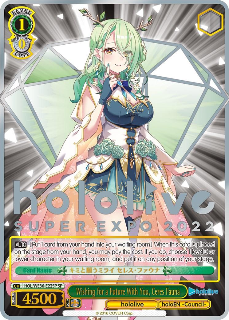 Wishing for a Future With You, Ceres Fauna (Foil) [hololive production Premium Booster] - POKÉ JEUX