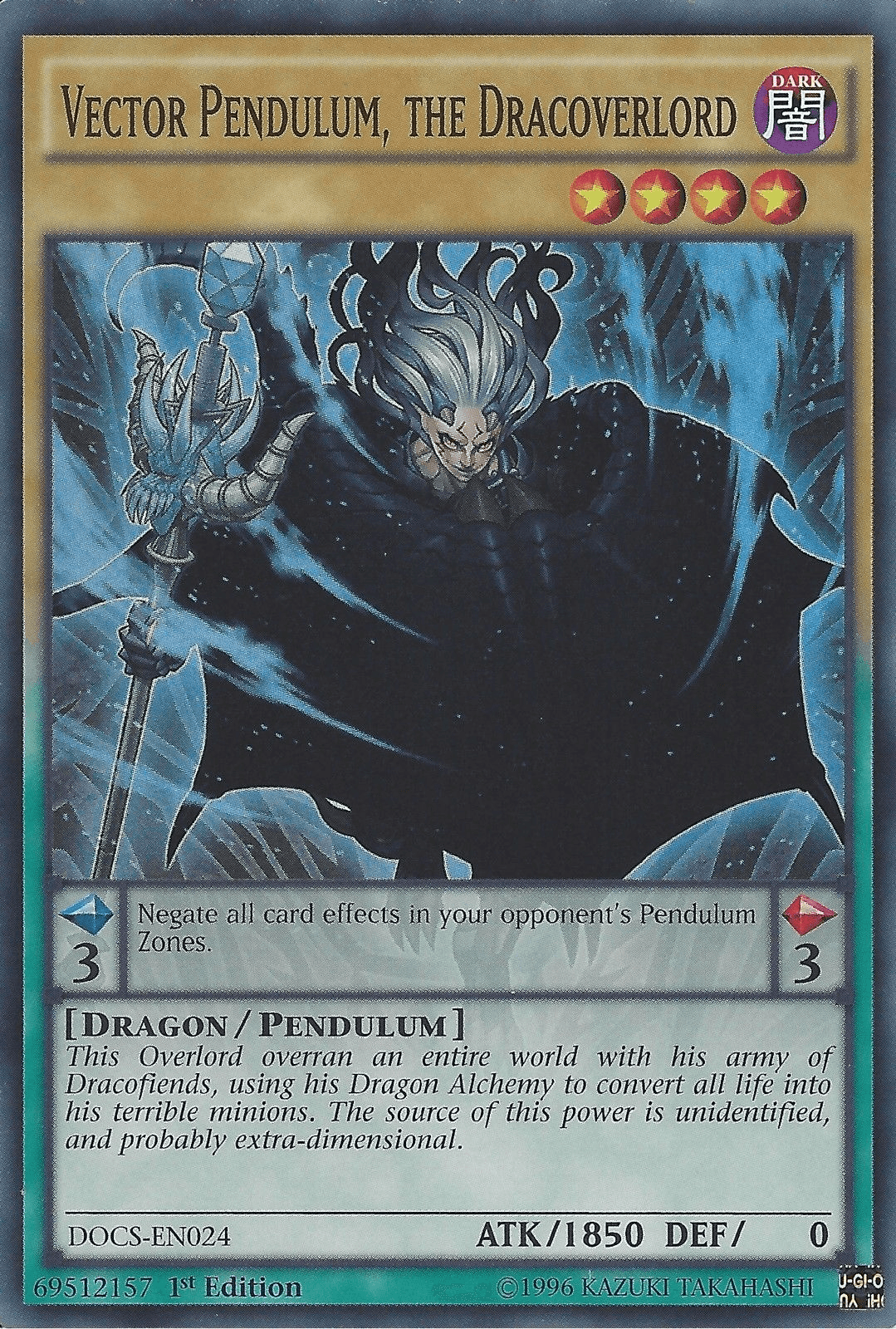 Vector Pendulum, the Dracoverlord [DOCS-EN024] Super Rare - POKÉ JEUX