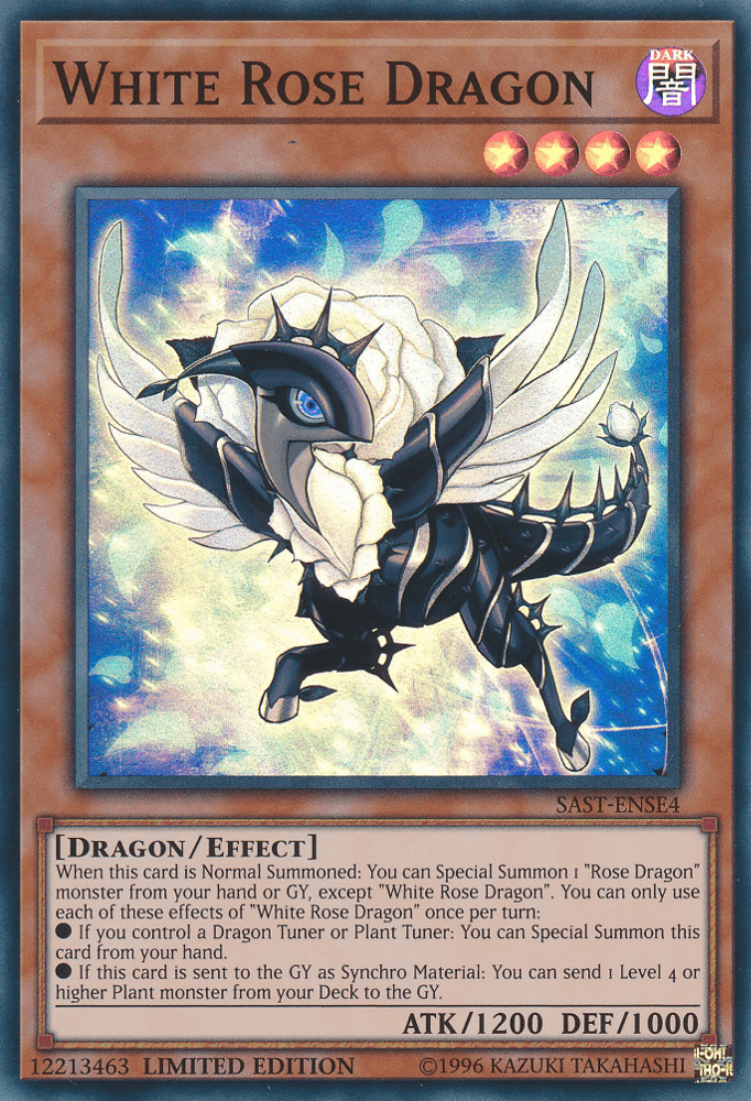 White Rose Dragon [SAST-ENSE4] Super Rare - POKÉ JEUX