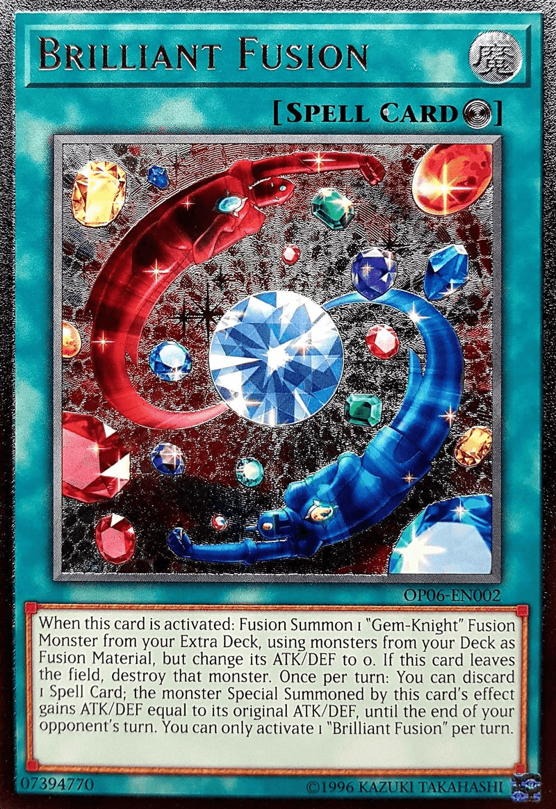 Brilliant Fusion [OP06-EN002] Ultimate Rare - POKÉ JEUX