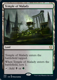 Temple of Malady [Commander 2021]