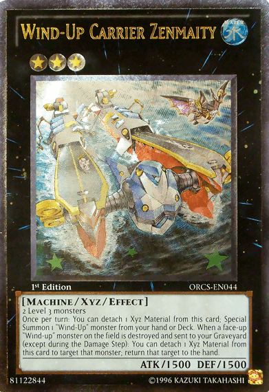 Wind-Up Carrier Zenmaity [ORCS-EN044] Ultimate Rare - POKÉ JEUX