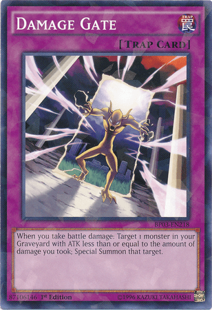 Damage Gate [BP03-EN218] Shatterfoil Rare - POKÉ JEUX