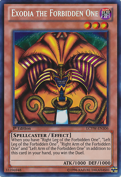 Exodia the Forbidden One [LCYW-EN306] Secret Rare - POKÉ JEUX