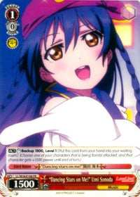 "Dancing Stars on Me!" Umi Sonoda (LL/W34-E106 PR) (Promo) [Love Live! Vol. 2] - POKÉ JEUX