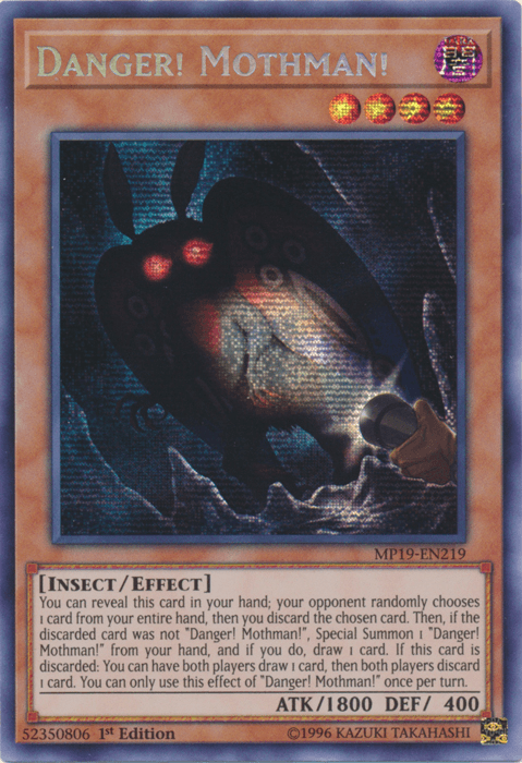 Danger! Mothman! [MP19-EN219] Prismatic Secret Rare - POKÉ JEUX