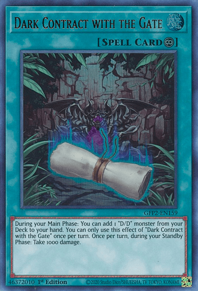 Dark Contract with the Gate [GFP2-EN159] Ultra Rare - POKÉ JEUX