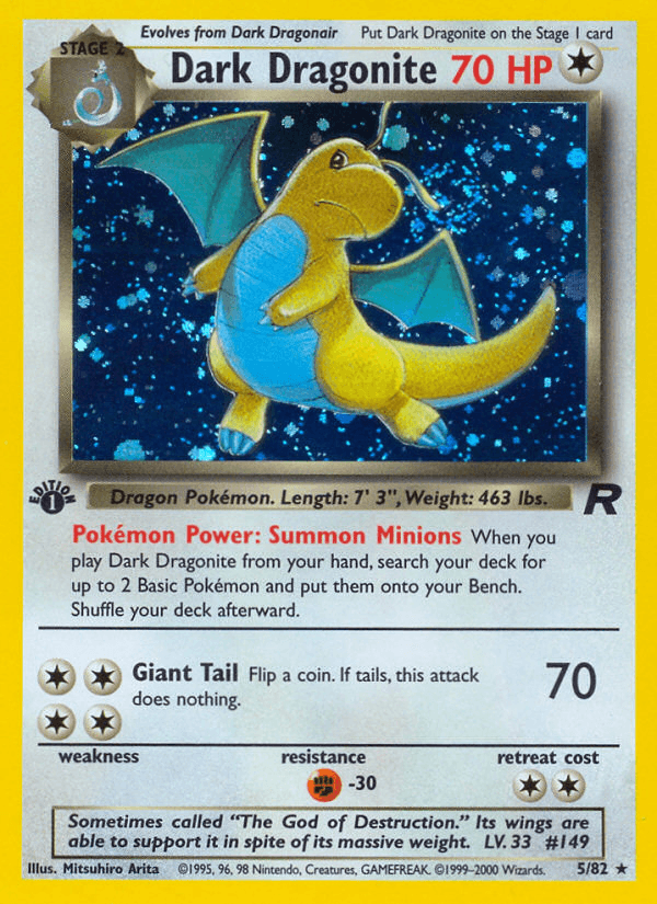 Dark Dragonite (5/82) [Team Rocket 1st Edition] - POKÉ JEUX