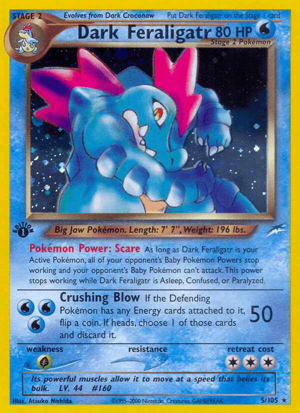 Dark Feraligatr (5/105) [Neo Destiny 1st Edition] - POKÉ JEUX