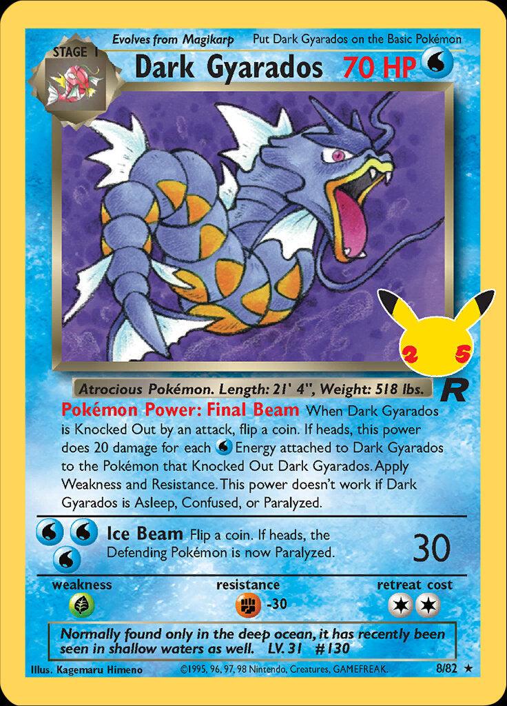 Dark Gyarados (8/82) [Celebrations: 25th Anniversary - Classic Collection] - POKÉ JEUX