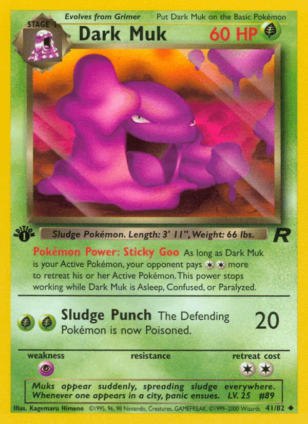 Dark Muk (41/82) [Team Rocket 1st Edition] - POKÉ JEUX