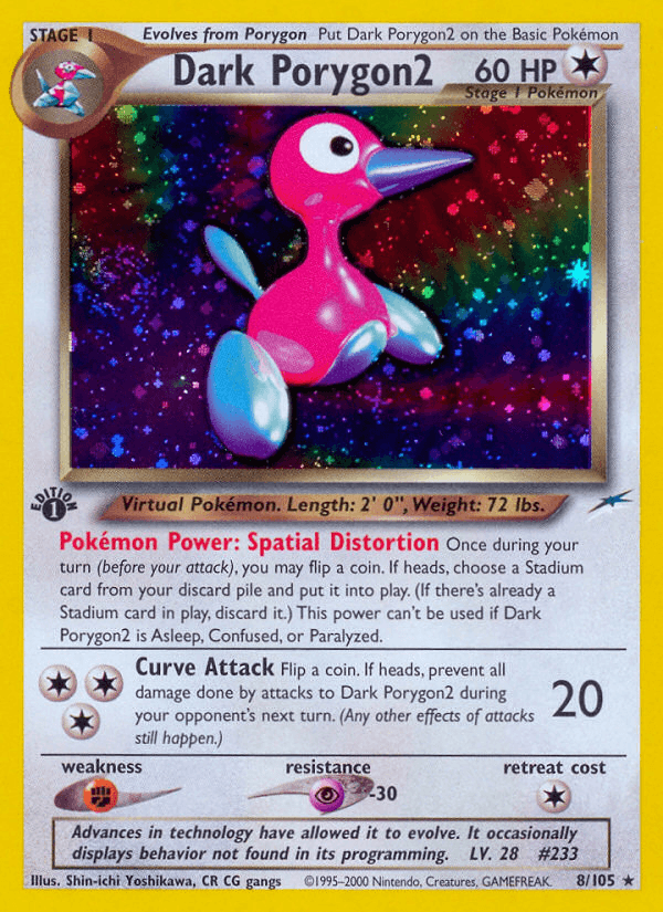 Dark Porygon2 (8/105) [Neo Destiny 1st Edition] - POKÉ JEUX