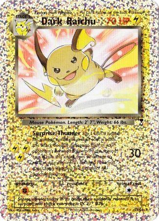 Dark Raichu (S3/S4) [Box Topper] - POKÉ JEUX