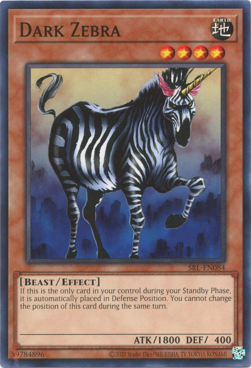 Dark Zebra (25th Anniversary) [SRL-EN084] Common - POKÉ JEUX