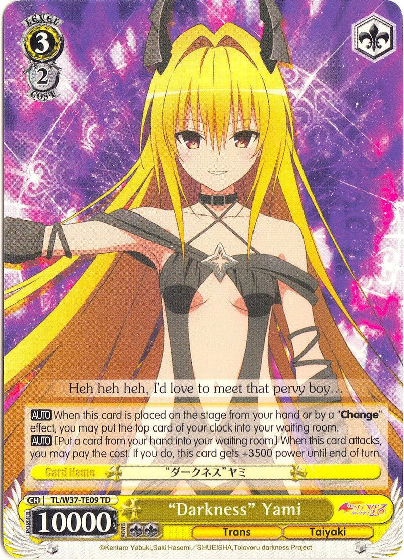 "Darkness" Yami (TL/W37-TE09 TD) [To Loveru Darkness 2nd] - POKÉ JEUX