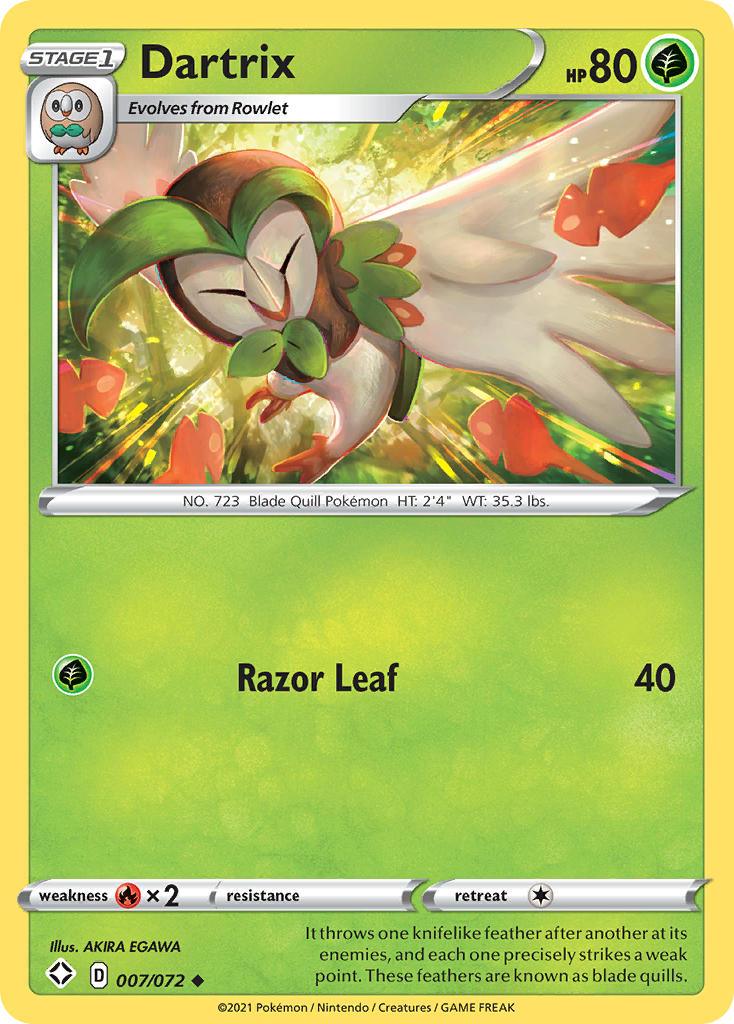 Dartrix (007/072) [Sword & Shield: Shining Fates] - POKÉ JEUX