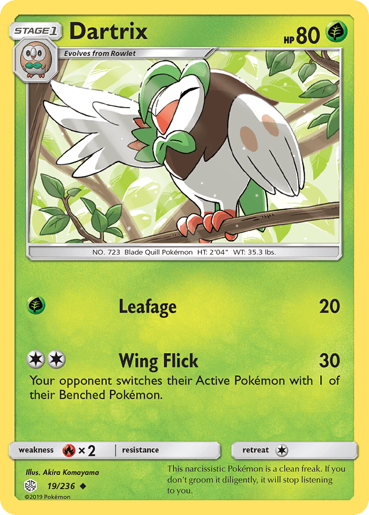 Dartrix (19/236) [Sun & Moon: Cosmic Eclipse] - POKÉ JEUX