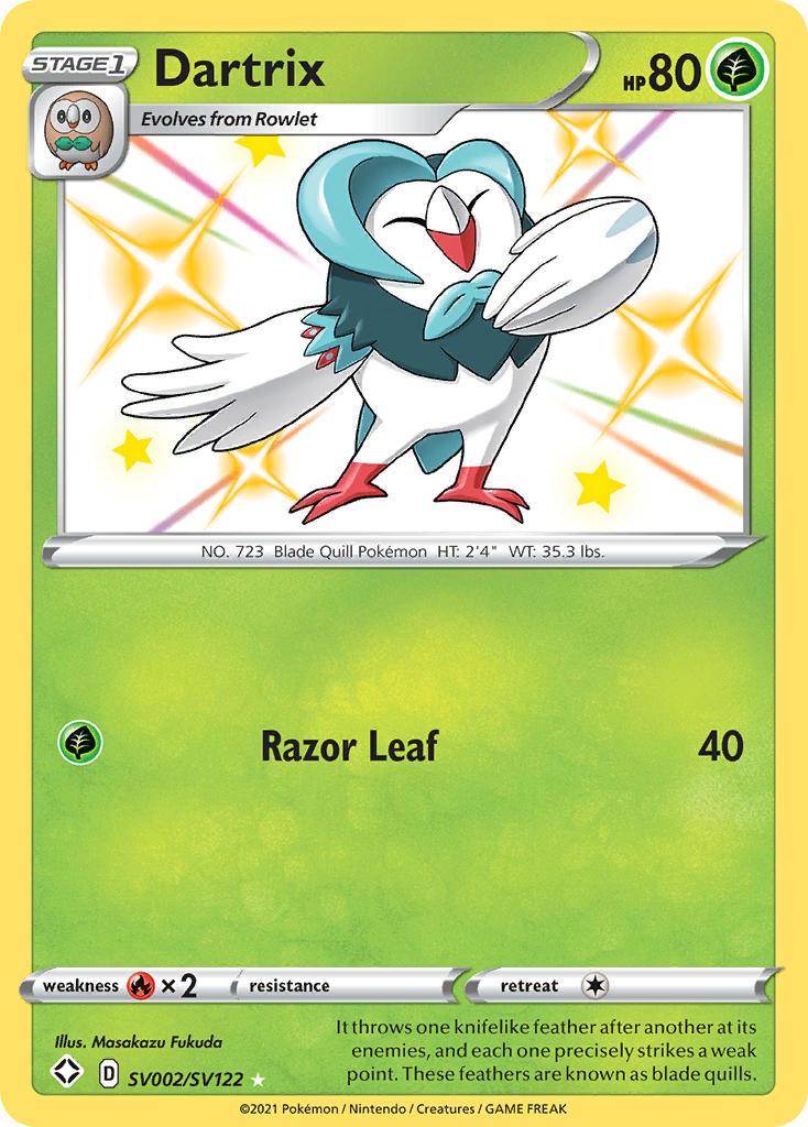 Dartrix (SV002/SV122) [Sword & Shield: Shining Fates] - POKÉ JEUX