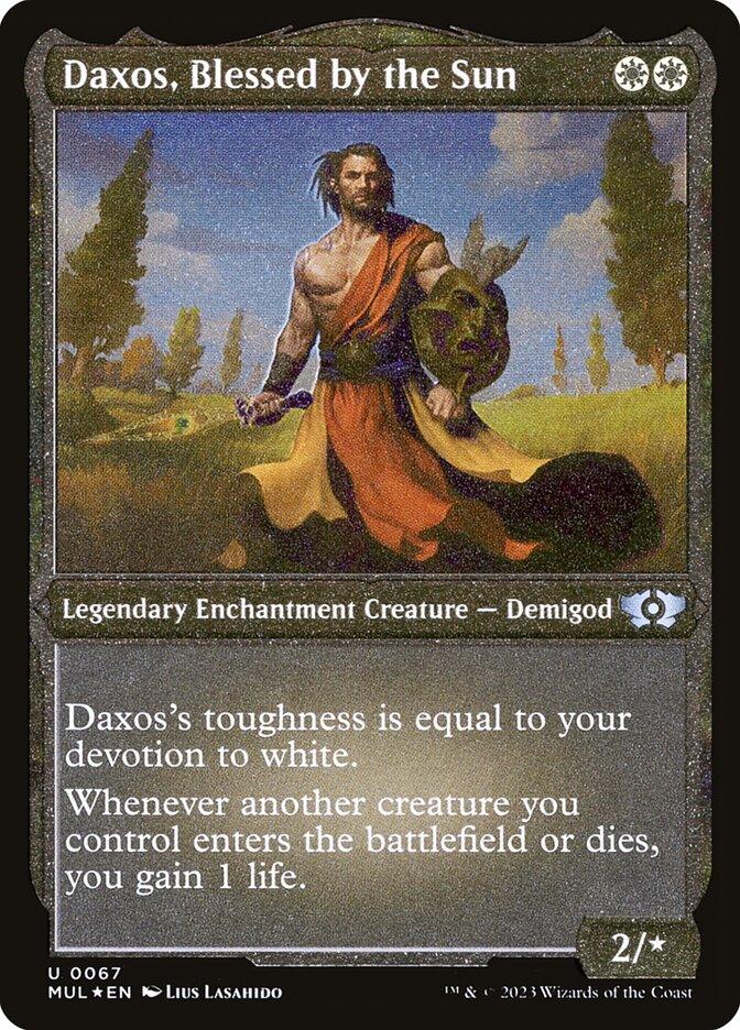 Daxos, Blessed by the Sun (Foil Etched) [Multiverse Legends] - POKÉ JEUX