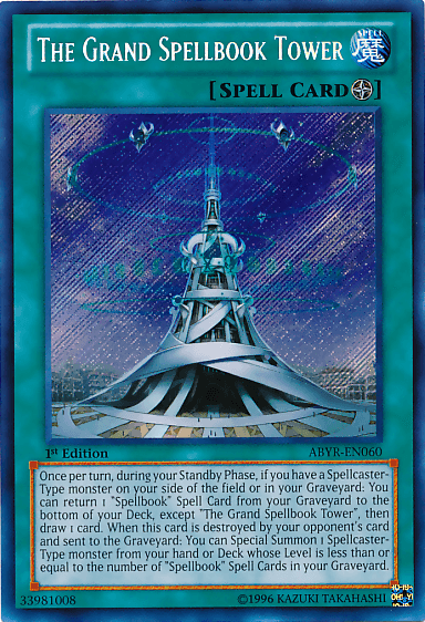 The Grand Spellbook Tower [ABYR-EN060] Secret Rare - POKÉ JEUX