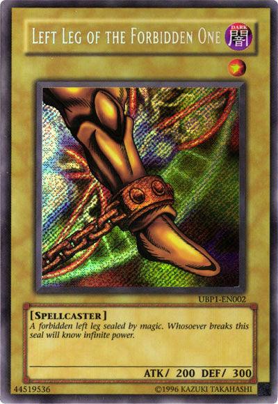 Left Leg of the Forbidden One [UBP1-EN002] Secret Rare - POKÉ JEUX