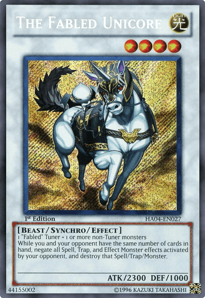 The Fabled Unicore [HA04-EN027] Secret Rare - POKÉ JEUX