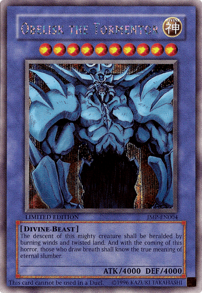 Obelisk the Tormentor [JMP-EN004] Secret Rare - POKÉ JEUX