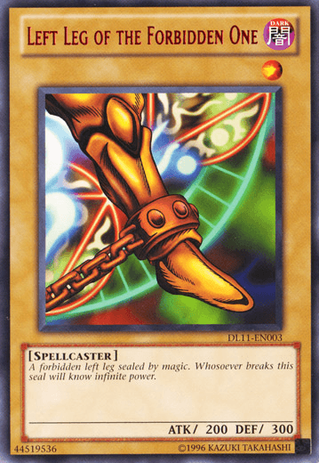 Left Leg of the Forbidden One (Red) [DL11-EN003] Rare - POKÉ JEUX