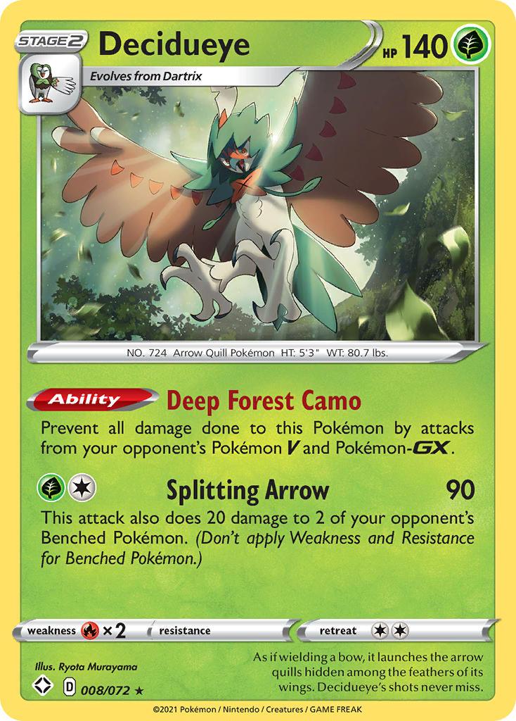 Decidueye (008/072) [Sword & Shield: Shining Fates] - POKÉ JEUX