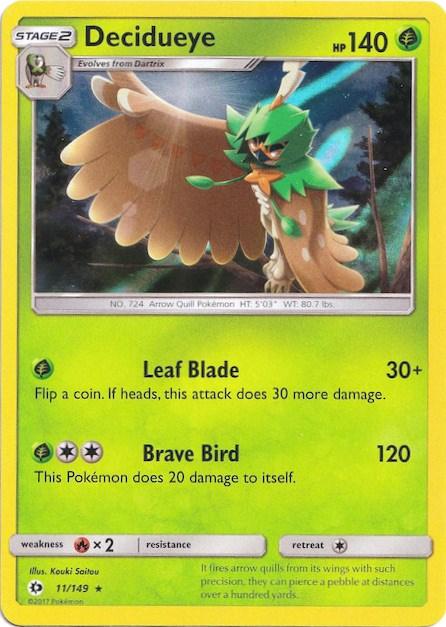 Decidueye (11/149) (Water Web Holo) [Sun & Moon: Base Set] - POKÉ JEUX