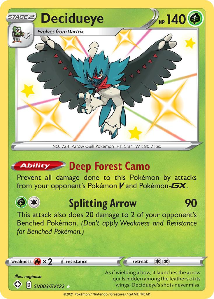 Decidueye (SV003/SV122) [Sword & Shield: Shining Fates] - POKÉ JEUX