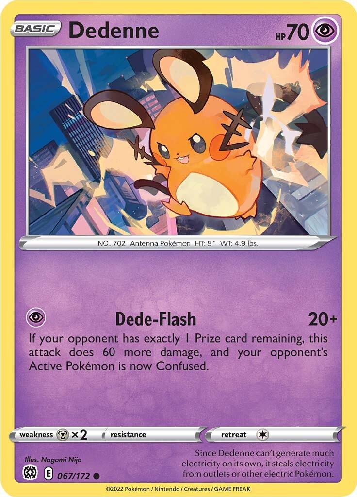 Dedenne (067/172) [Sword & Shield: Brilliant Stars] - POKÉ JEUX