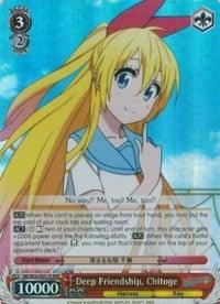 Deep Friendship, Chitoge (NK/W30-E051R RRR) [NISEKOI -False Love-] - POKÉ JEUX