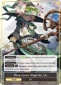 Deep Green Magician, Liz (S-010/J) [Starter Deck: Magic Circle of the Hurricane] - POKÉ JEUX