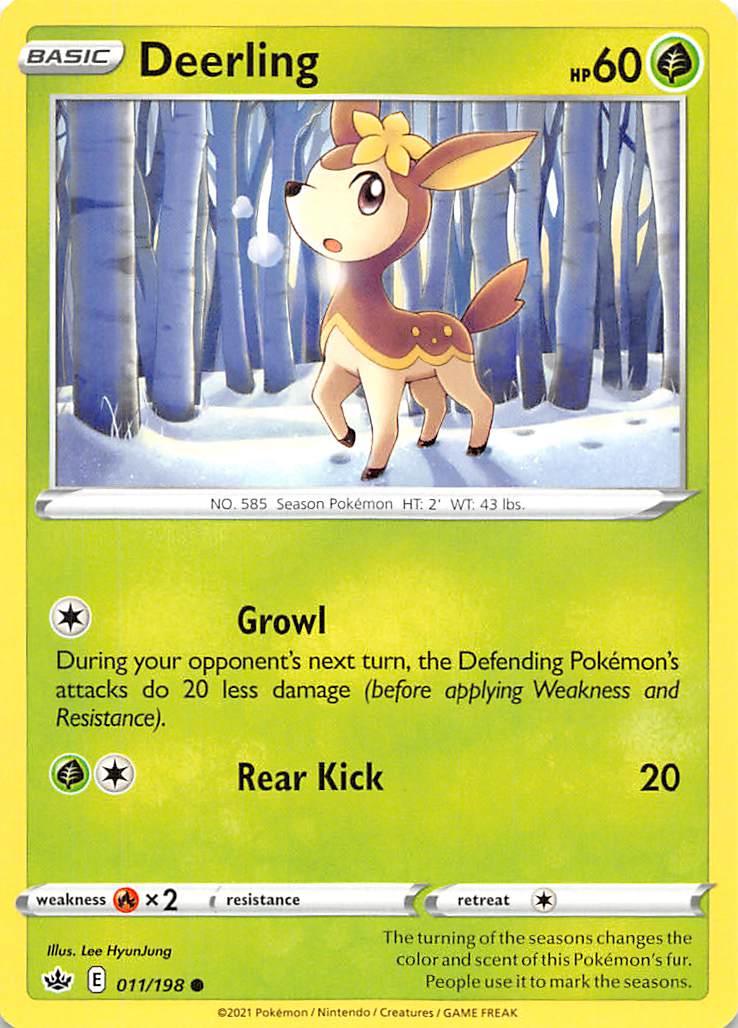 Deerling (011/198) [Sword & Shield: Chilling Reign] - POKÉ JEUX