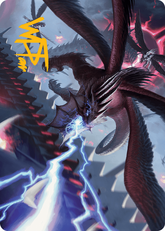 Defiant Thundermaw Art Card (Gold-Stamped Signature) [March of the Machine Art Series] - POKÉ JEUX