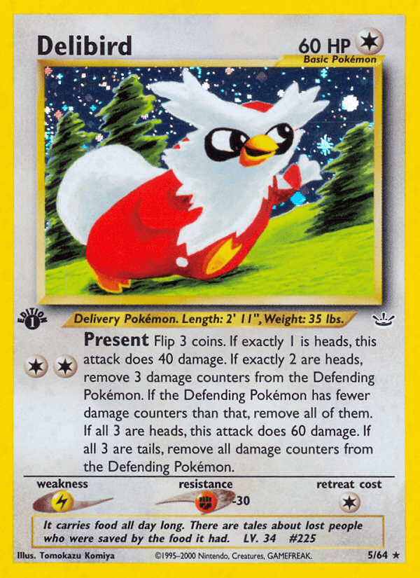 Delibird (5/64) [Neo Revelation 1st Edition] - POKÉ JEUX