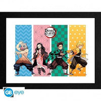 DEMON SLAYER - Framed print "Group" (30x40) x2 - POKÉ JEUX