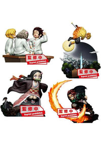 Demon Slayer Kimetsu No Yaiba - Megahouse Petitrama Series Vol.1 (Set of 4) - POKÉ JEUX