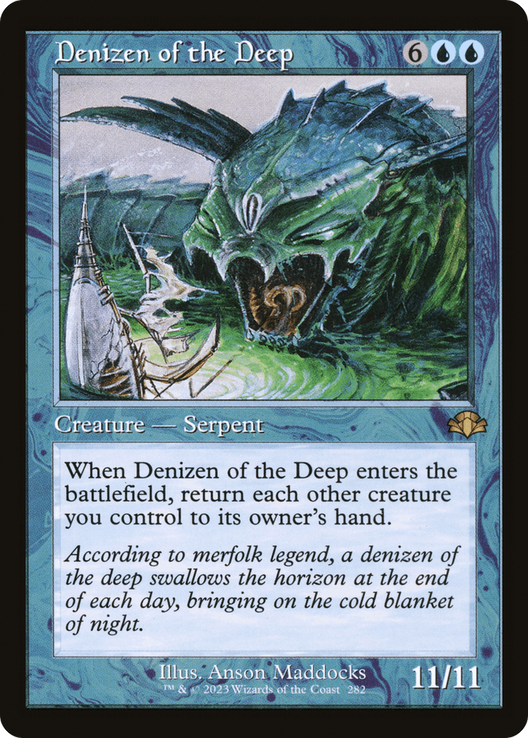 Denizen of the Deep (Retro) [Dominaria Remastered] - POKÉ JEUX