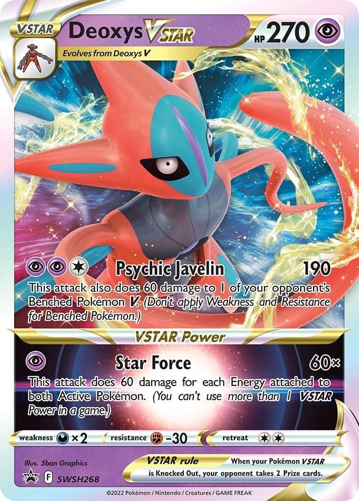 Deoxys VSTAR (SWSH268) (Jumbo Card) [Sword & Shield: Black Star Promos] - POKÉ JEUX