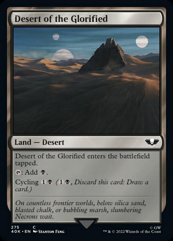 Desert of the Glorified (Surge Foil) [Warhammer 40,000] - POKÉ JEUX