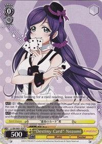 "Destiny Card" Nozomi (LL/EN-W01-024 U) [Love Live! DX] - POKÉ JEUX