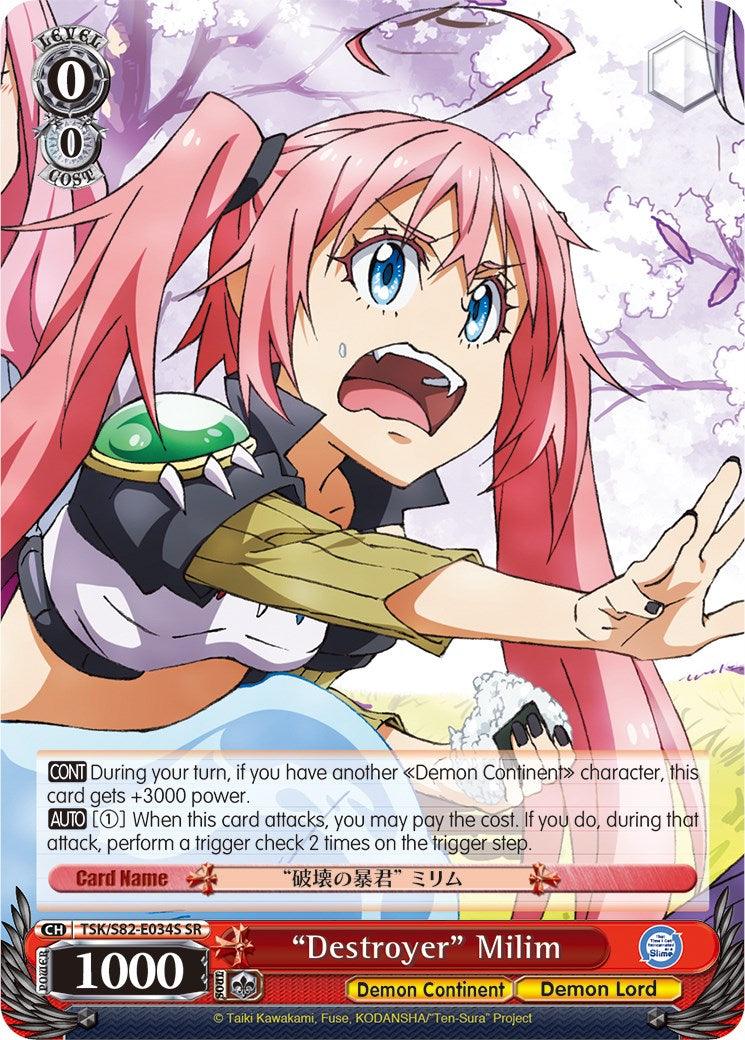 "Destroyer" Milim (TSK/S82-E034S SR) [That Time I Got Reincarnated as a Slime Vol.2] - POKÉ JEUX