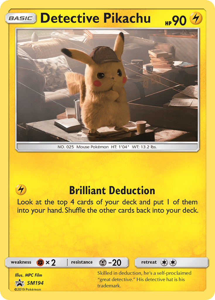 Detective Pikachu (SM194) [Sun & Moon: Black Star Promos] - POKÉ JEUX