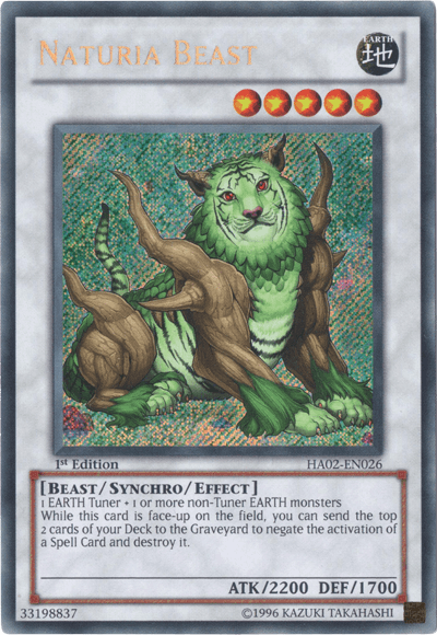 Naturia Beast [HA02-EN026] Secret Rare - POKÉ JEUX